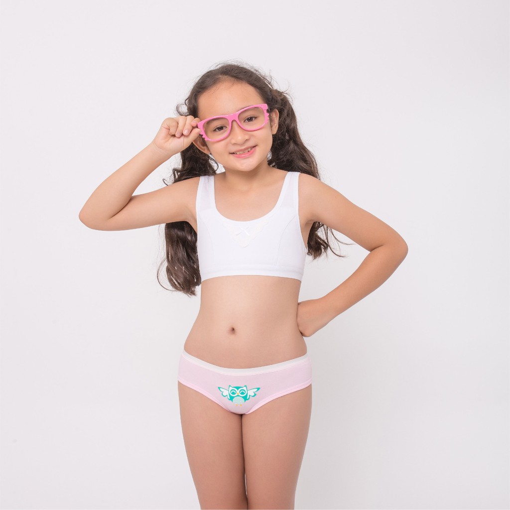 Áo ngực học sinh cotton tròng cổ iBasic BRAT003