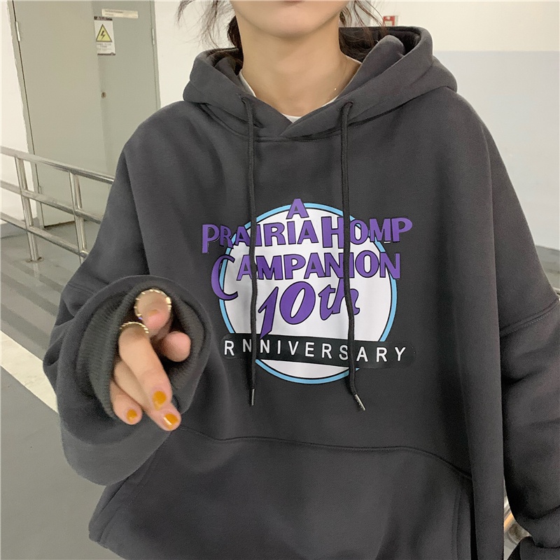 Áo Hoodie Nữ In Chữ Phong Cách Hàn Quốc Xinh Xắn [ MA 4 ] | BigBuy360 - bigbuy360.vn