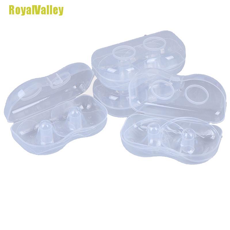 Set 2 Miếng Silicone Bảo Vệ Đầu Ti Cho Mẹ Bỉm Sữa