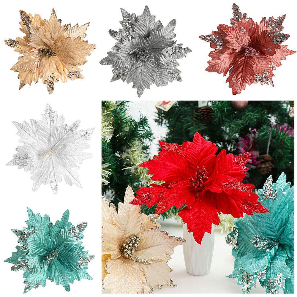 KRNY Phụ Kiện Trang Trí Giáng Sinh / Đám Cưới Kích Thước 20cm Lấp Lánh Xinh Xắn