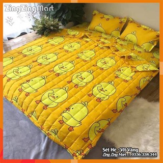 [Mua ngay] Set chăn hè ga gối mẫu Doremon (Nhiều mẫu đẹp)