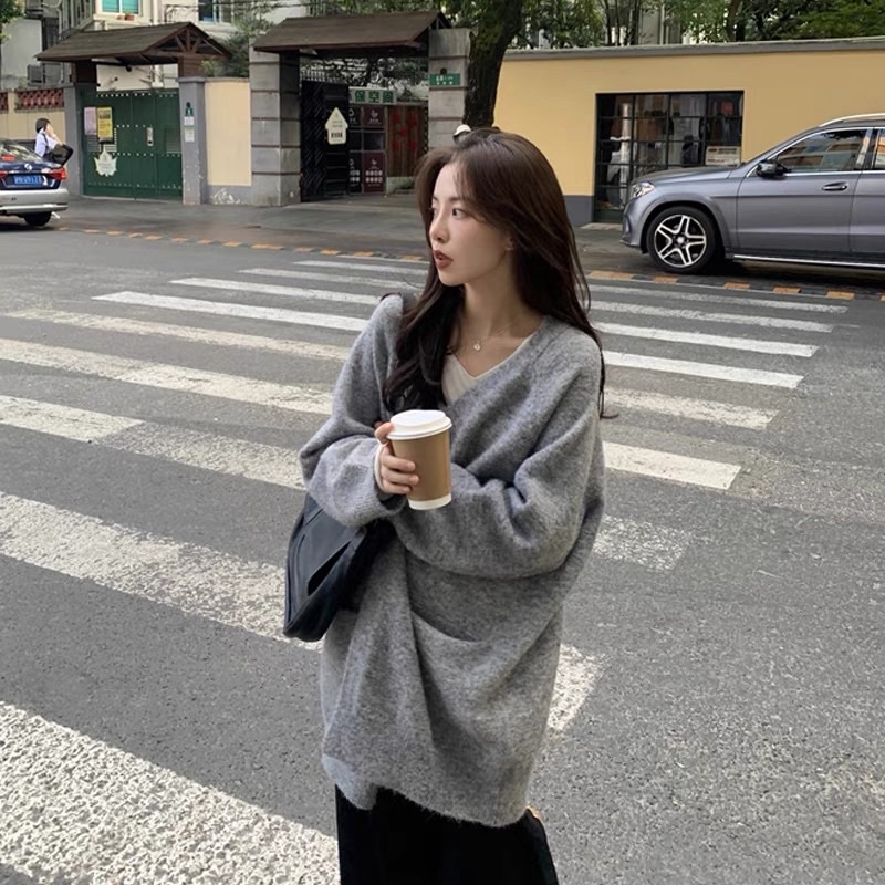 Áo khoác len cardigan mỏng cho mùa thu đông. | BigBuy360 - bigbuy360.vn