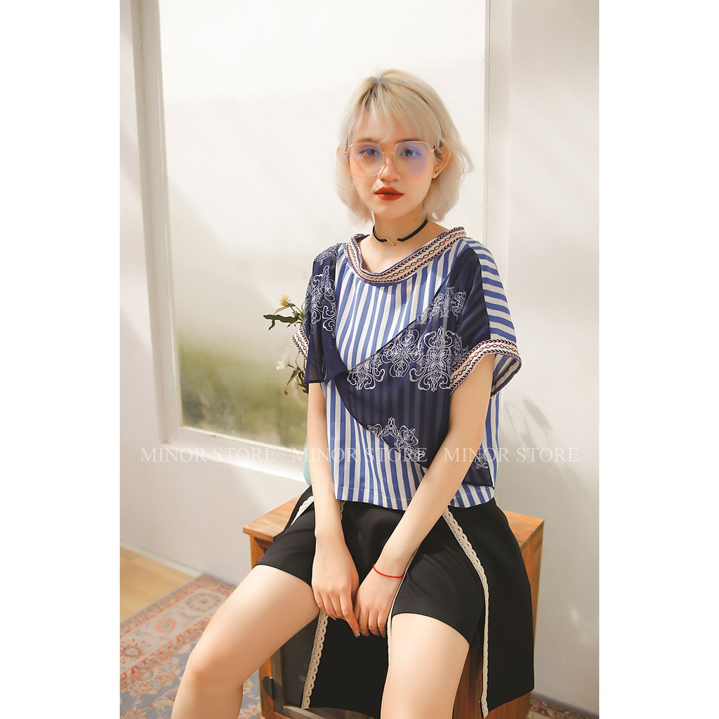 QUẦN VÁY NGẮN PHỐI REN [MINOR HANNAH] | BigBuy360 - bigbuy360.vn