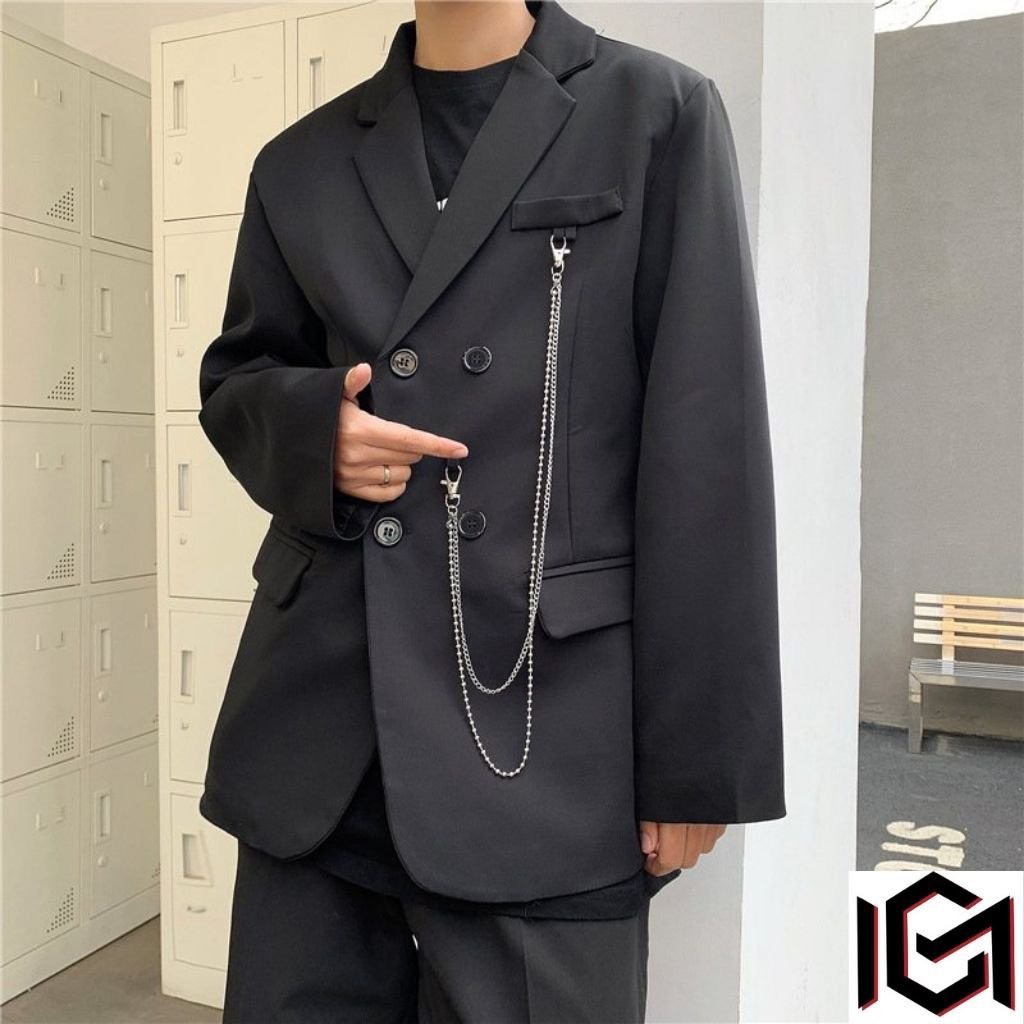 Bộ set quần áo Blazer dài tay nam nữ Mavota quần dài áo vest thu đông unisex phong cách Hàn Quốc SB252