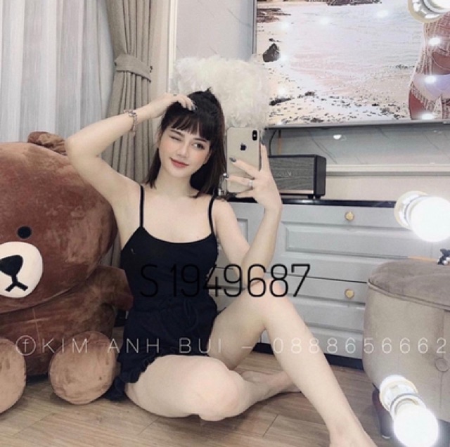 Bộ áo dây quần bèo hàng đẹp Hanna