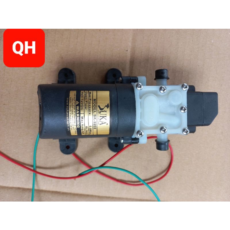 máy bơm 12v SU KA 6L /min - bơm 12V SK - 0208 /5l/min