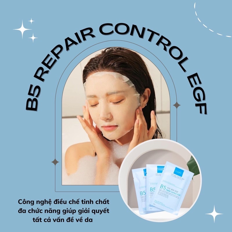 Mặt Nạ B5 Yuejin REPAIR CONTROL EGF Cấp Ẩm Hồi Phục Da