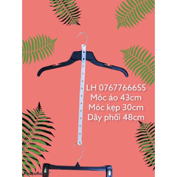 Combo 10 Dây Mix nhựa phối set móc quần áo Vinhshop99
