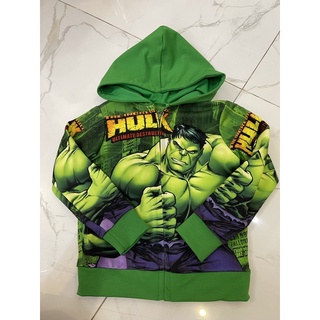 [Còn size 10-11kg] [SALE] Áo khoác siêu anh hùng xanh Hulk của Samkids cho bé trai