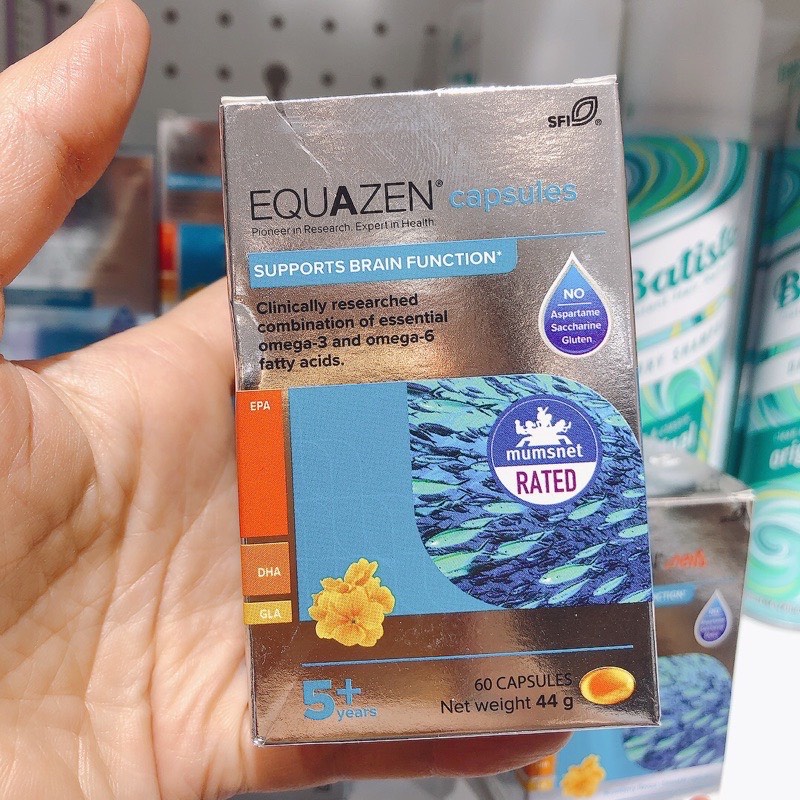 UK - DHA Equazen bổ sung DHA cho bé thông minh từ 6 tháng tuổi