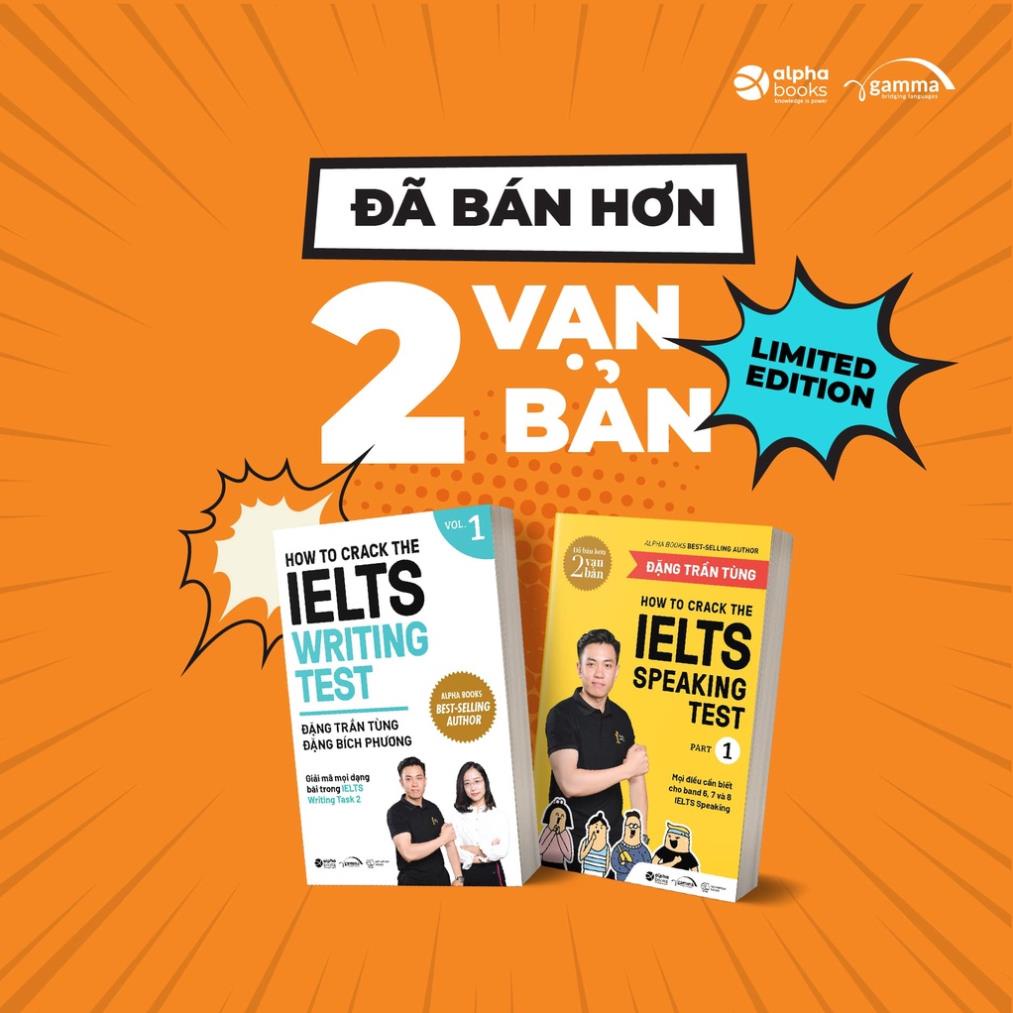 Sách - Combo How To Crack The Ielts Speaking + Writing Test - Vol1 (Bộ 2 Cuốn)