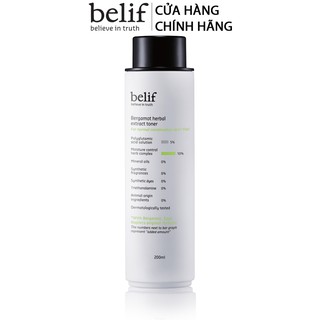 Nước Hoa Hồng Dạng Gel Nước Belif Bergamot Herbal Extract Toner 200ml