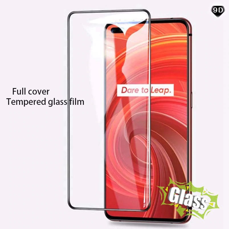 (Mua 1 Tặng 1) Kính Cường Lực Toàn Màn Hình Cho Oppo Realme Q2 X7 X50 X50M Pro 5g