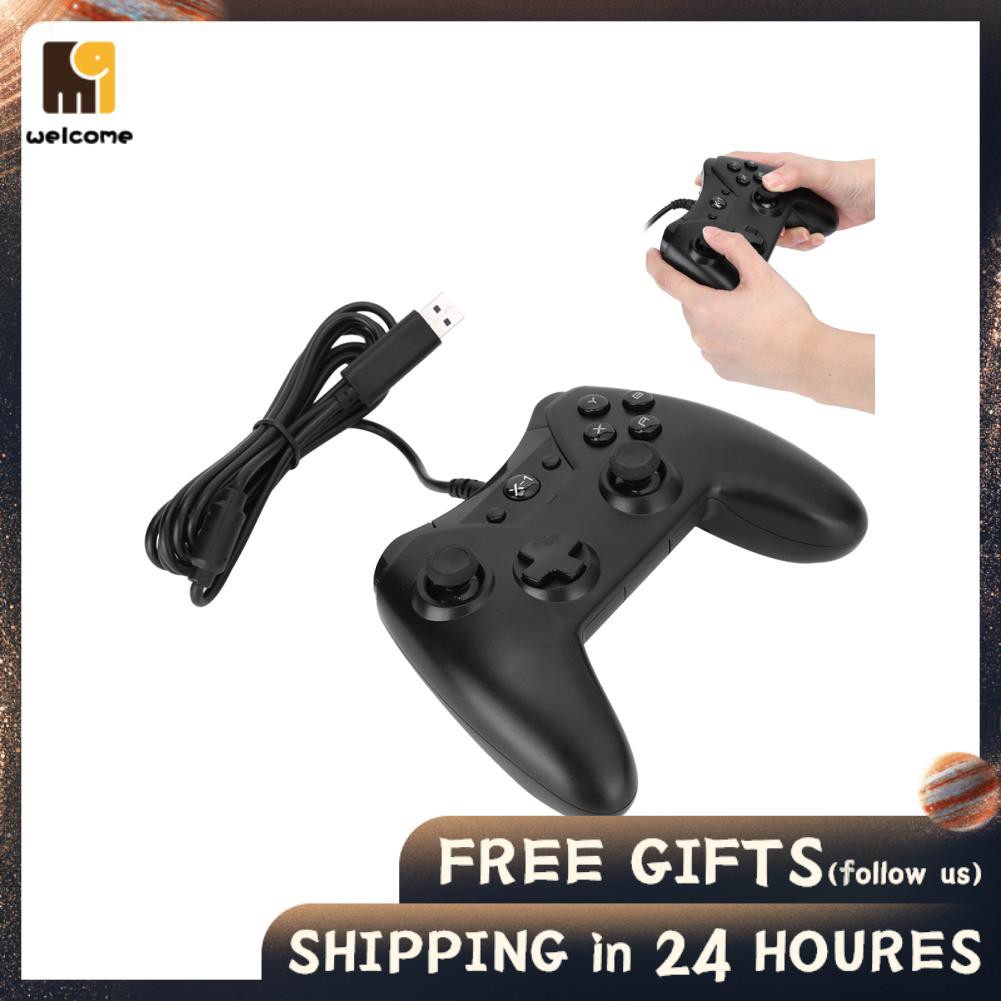 Welco X‑1 Wired Gamepad Black Game Handle Connecting PC Using for Games Machine