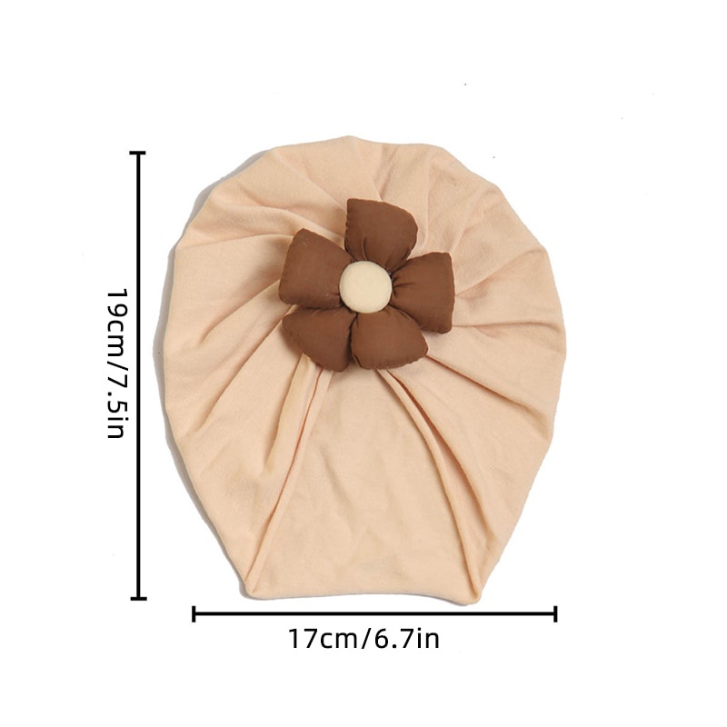 Mũ Trùm Đầu Đính Hoa Dễ Thương Cho Bé