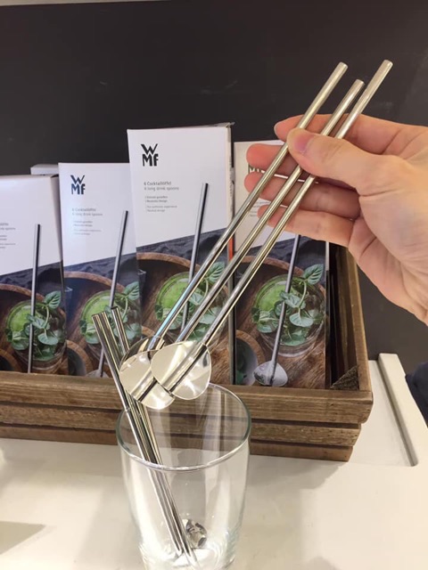 🍃🍃🍃 Thìa ống hút inox 2 in 1 WMF