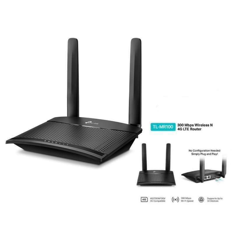 Bộ Phát WiFi Router 4G LTE MR100 TPLink Có Cổng Lan