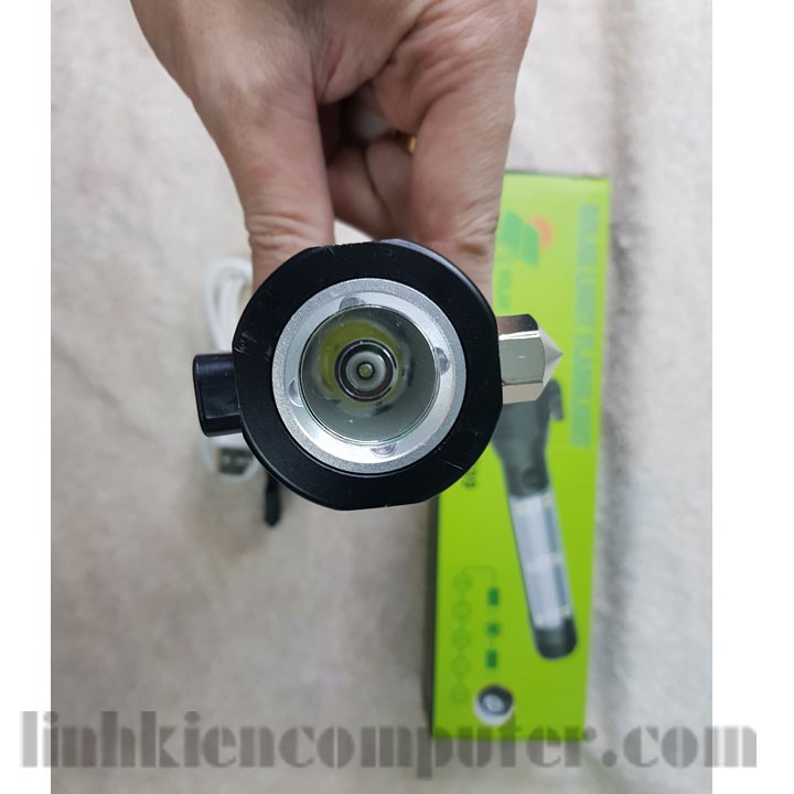 Đèn pin sạc đa năng T09 xịn - kiêm sạc dự phòng - đèn pin cứu hộ thoát hiểm trên xe hơi, ô tô