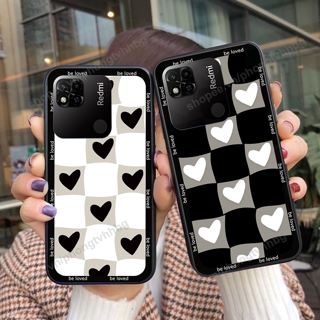 Ốp lưng XIAOMI REDMI 10A mẫu bearbrick kaws trái tim caro cực đẹp cực đẹp siêu hot cute