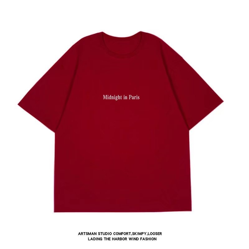 Áo Thun Tay Ngắn Dáng Rộng In Chữ Size M-8XL Thời Trang Mùa Hè Cho Nam