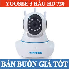 [Mã 1511ELSALE hoàn 7% đơn 300K] Camera 360 yoosee 3 râu