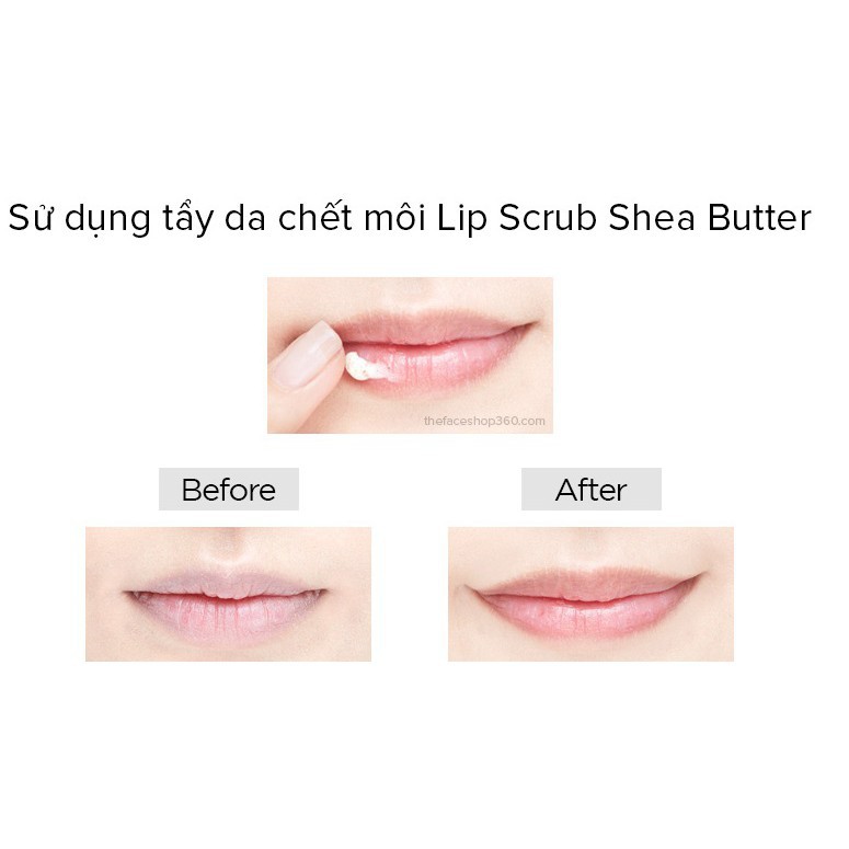 Tẩy Tế Bào Chết Môi LIP SCRUB SHEA BUTTER