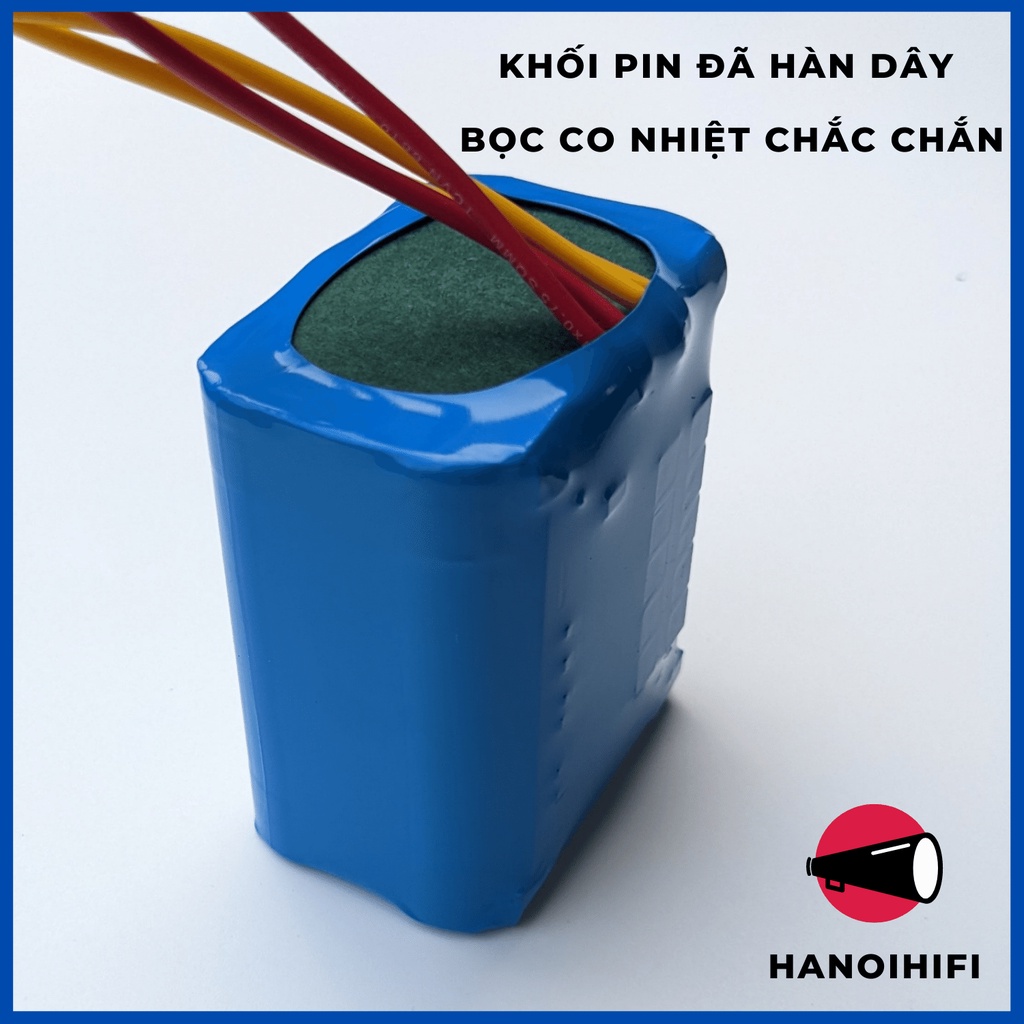 PIN 3s-12V Kèm mạch bảo vệ báo dung lượng, pin mới dung lượng chuẩn xả cao cho loa, đèn, máy trợ giảng
