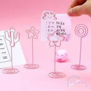 Kẹp Giấy Đứng Xinh Xắn - Màu hồng