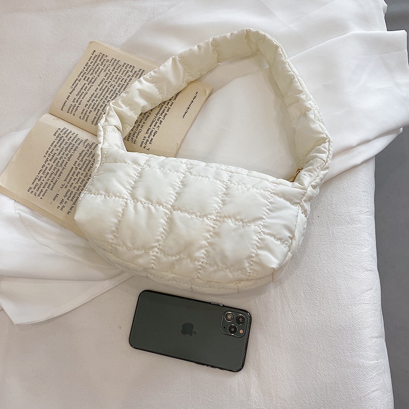 Túi Xách Đeo Vai Hình Đám Mây Xếp Ly Màu Kẹo Ngọt Thời Trang