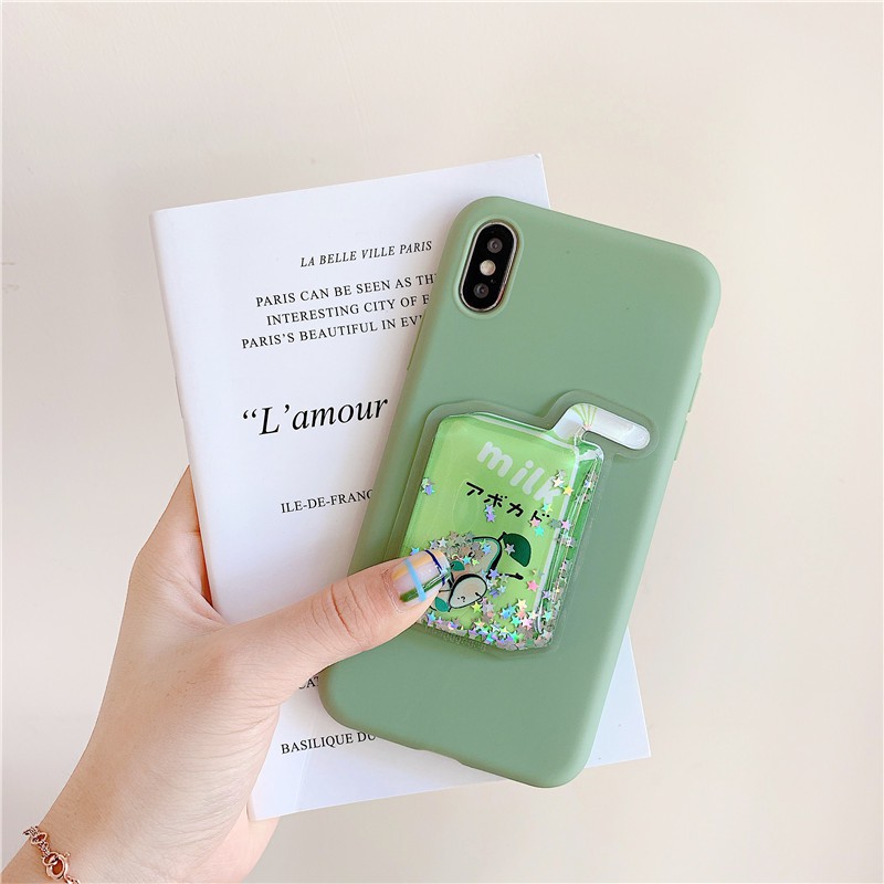 Ốp Lưng Kim Tuyến Nước Phong Cách Hàn Quốc Cho Xiaomi Mi 9t Max 3 Mix 3 2 2s Note 3 Redmi 6 6a