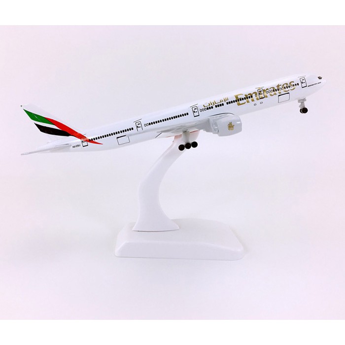 Máy bay mô hình Emirates Airlines_B777-300ER (20cm, có bánh xe)