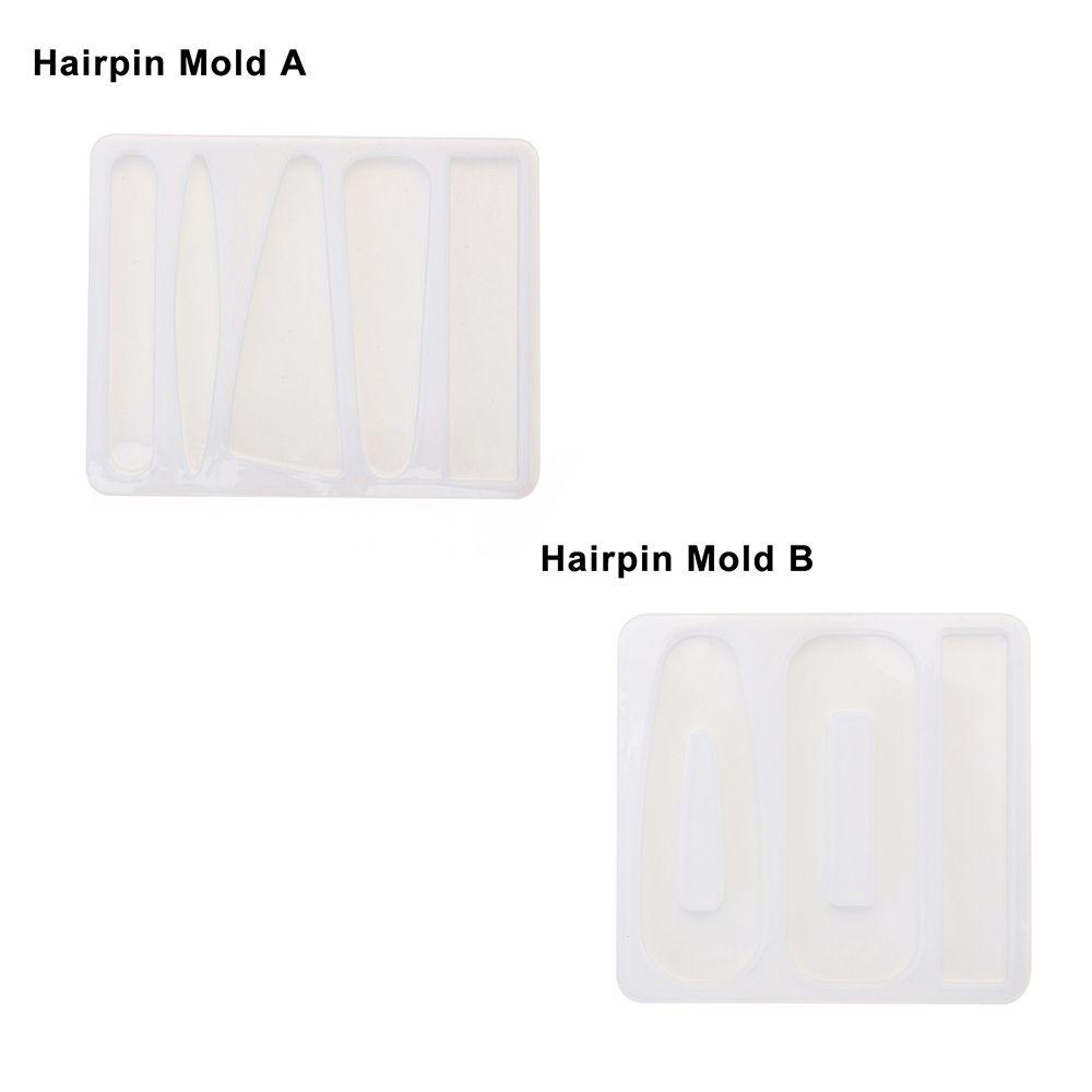 Khuôn Làm Kẹp Tóc Trang Sức Bằng Nhựa Resin DIY