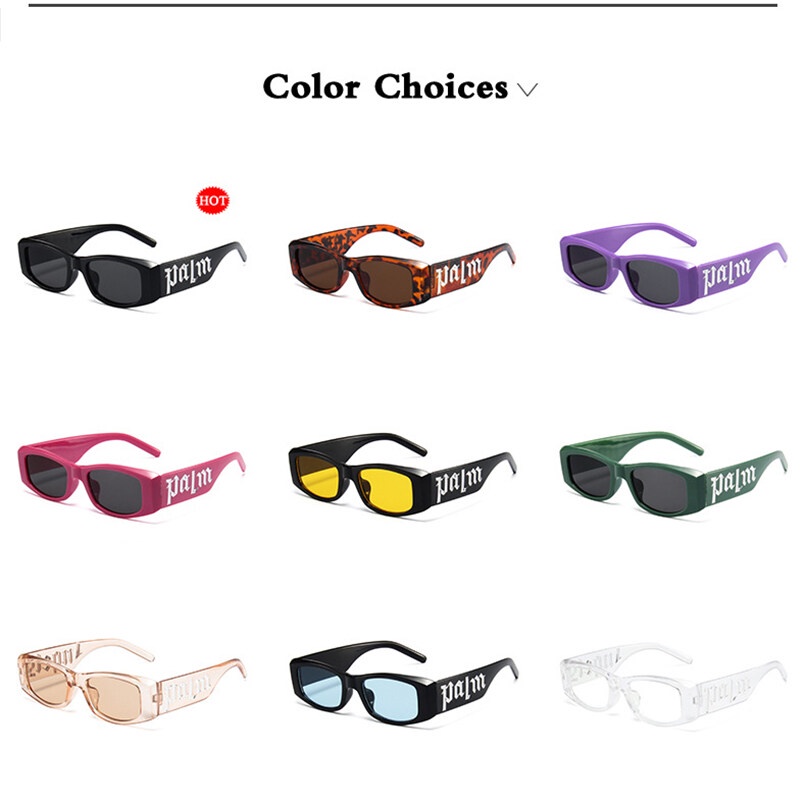 Kính Mát Gọng Vuông Phong Cách Punk Thời Trang Cho Nam Nữ