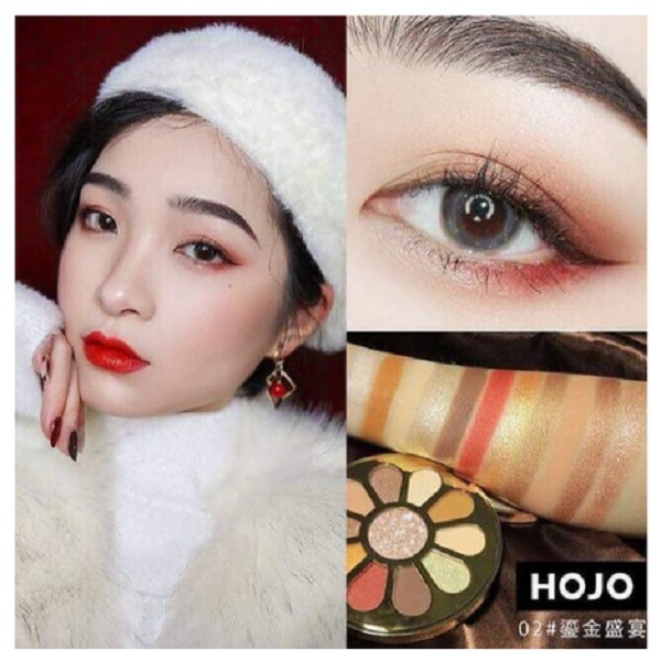 [HOJO8031] Bảng Phấn Mắt Hojo Shiny Beauty 11 Màu - Hàng nội địa Trung