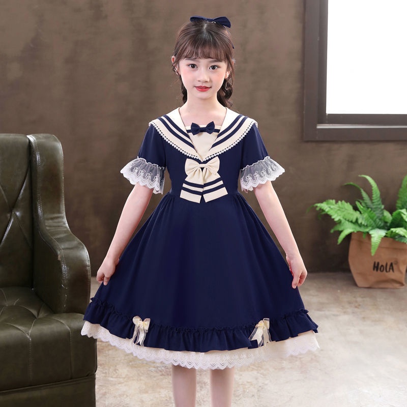 Đầm Công Chúa Lolita Mùa Hè Mẫu Mới 2022 Thời Trang Cho Bé Gái