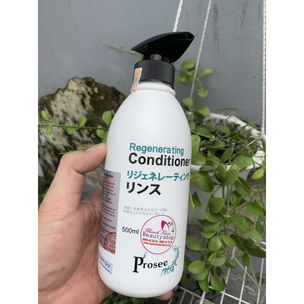 Prosee-Taiwan⛱Dầu xả dành cho tóc sau hóa chất uốn nhuộm Prosee Ac10 Regenerating Conditioner 500ml