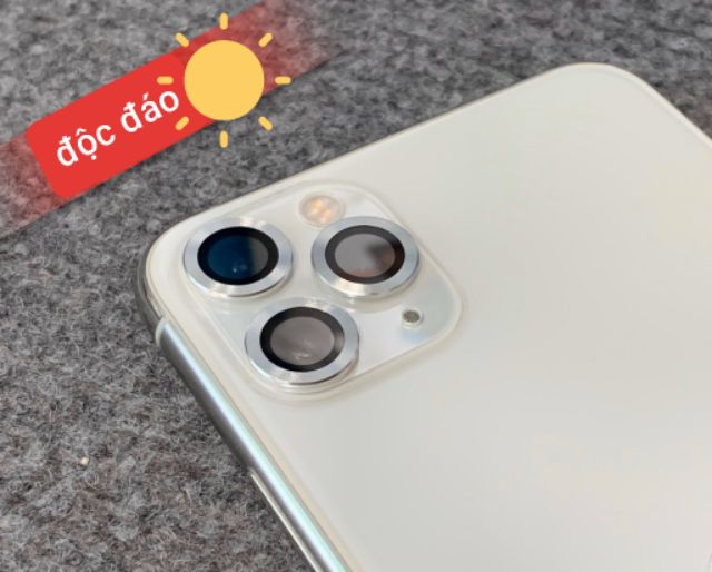 Bộ dán bảo vệ Camera Iphone 11 Pro và Pro Max ống kính rời hiệu Kuzoom chính hãng