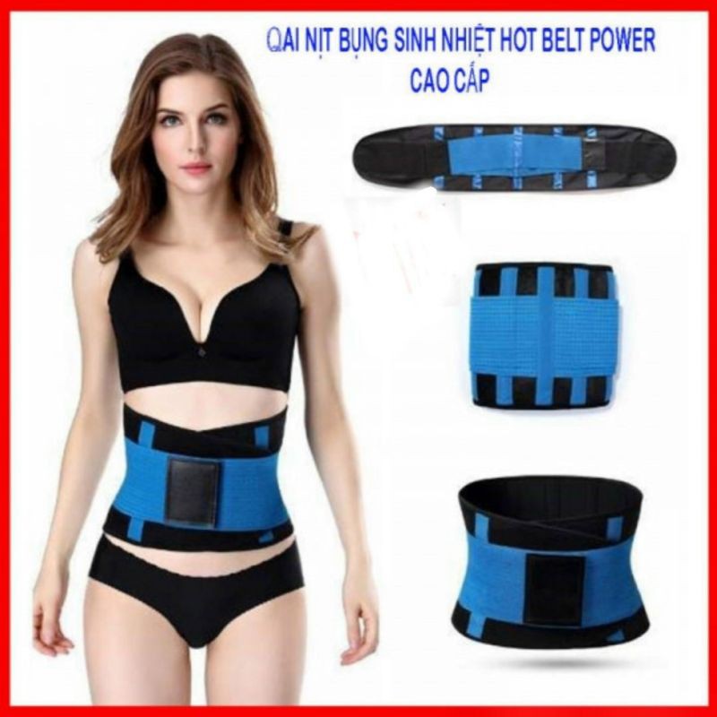 Đai Nịt Bụng Sinh Nhiệt Hot Belt Power Mẫu 2019