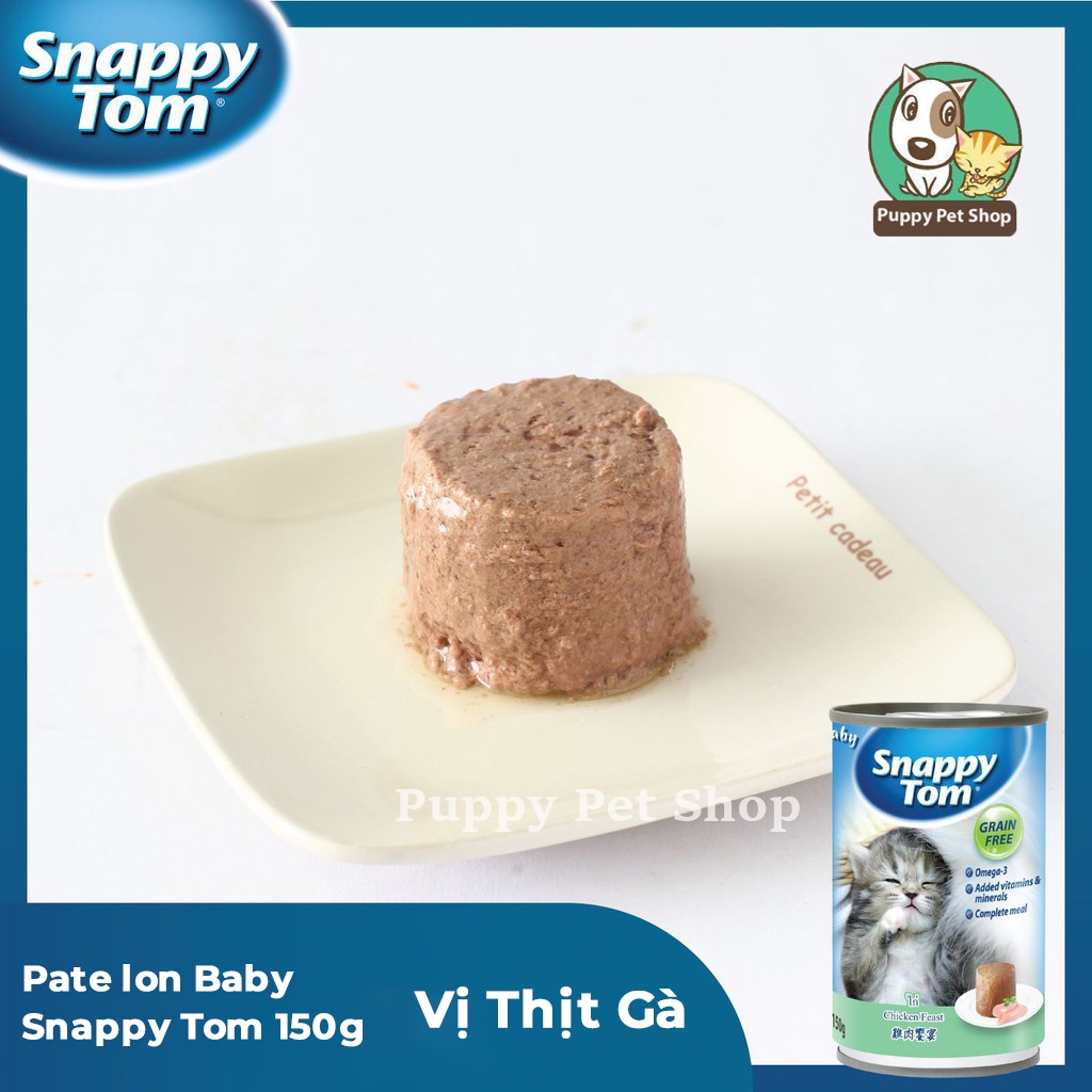 Pate baby SNAPPY TOM 150gr - dành cho mèo con
