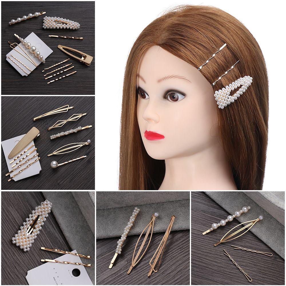 JONYE Set 4 Kẹp Tóc Gợn Sóng Thời Trang