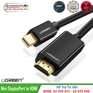 Cáp Mini DisplayPort ra HDMI 1080p@60Hz Cao Cấp UGREEN MD101