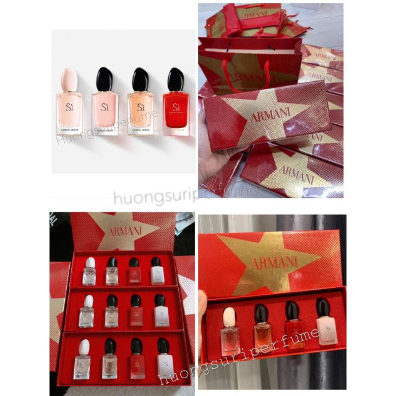 [HÀNG HOT] SIÊU PHẨM SET NƯỚC HOA MINI SÌ GIORGIO ARMANI ( 4 mùi hot nhất 2020 )