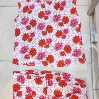 Bộ lanh (tole) nữ việt thắng quần lửng ASN