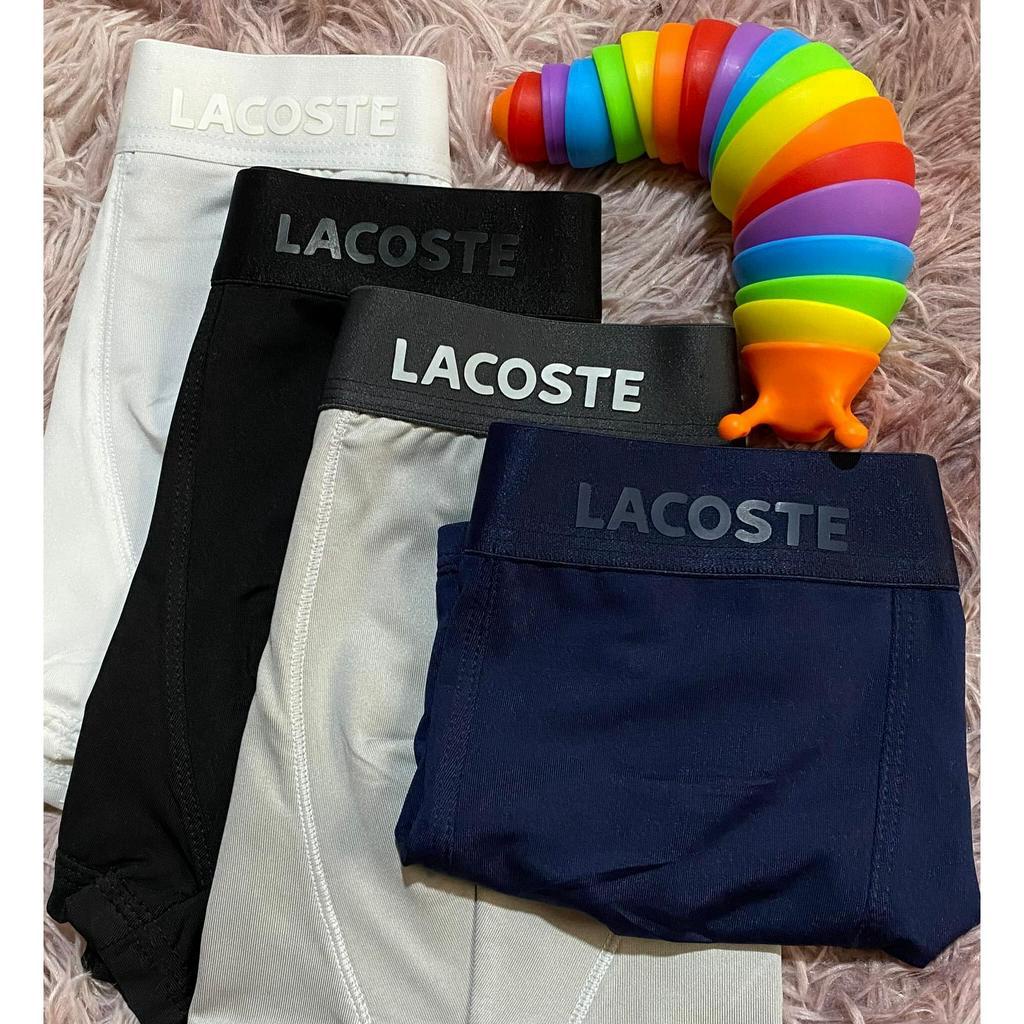 Quần Lót nam BOXER quần Sịp đùi LACOSTE chất cotton thấm hút mồ hôi,không hầm bí Form dáng Mann.Store