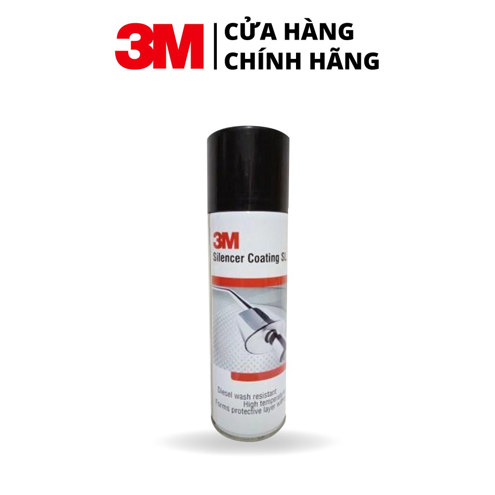 Chai Xịt Phủ bảo vệ Pô - Ống Xả 3M - Màu Bạc 250ml - Tặng miếng thơm - Voucher 20k đơn hàng từ 299k