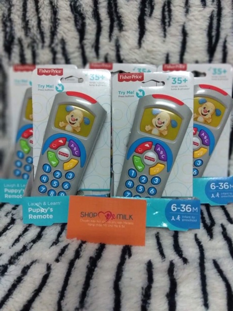 Đồ chơi Remote phát nhạc Fisher Price cho bé từ 6 tháng tuổi