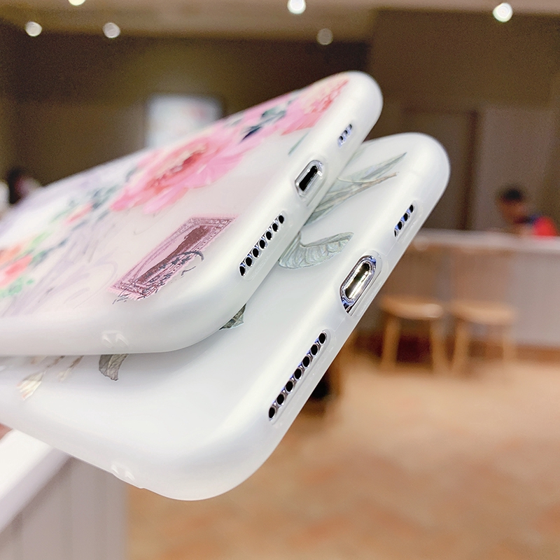 Ốp điện thoại mềm in hoa 3D cho Xiaomi Mi 9 9T 8 Lite Redmi Note 7 8 9S 9 Pro