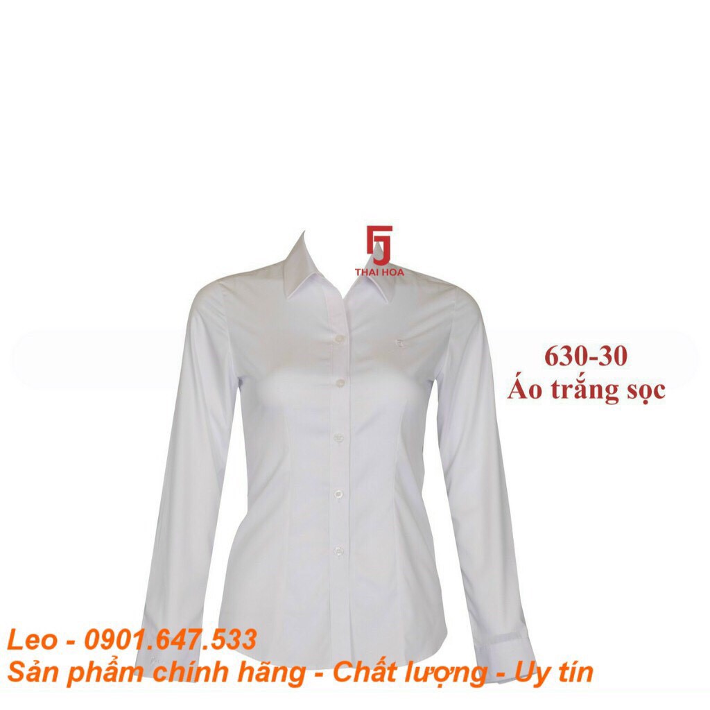Áo sơ mi Thái Hòa màu trắng caro 65-01 và sọc nhuyễn 630-30