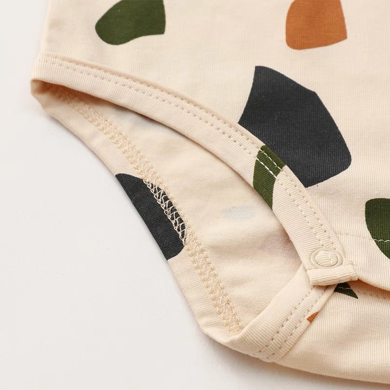 Áo Liền Quần Tam Giác Vải Cotton Không Tay Thời Trang Mùa Hè Mới Dành Cho Bé Trai Và Bé Gái