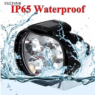 1 LED Motorcycle Headlight White Super Bright 6 LED Work Spotlight